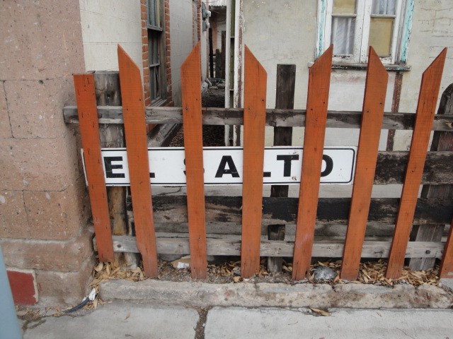 Foto: estación Tula; cartel de estación rescatado - Tula (Hidalgo), México