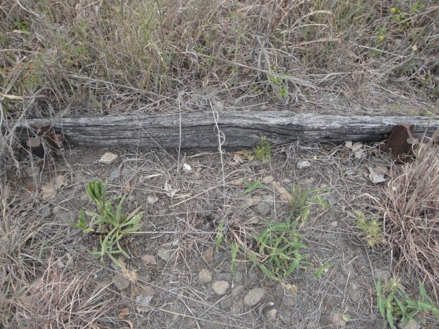 Foto: Apeadero Km 827, FC Belgrano; andén primitivo - Los Pozos (Córdoba), Argentina