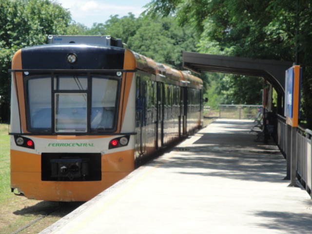 Foto: Tren de las Sierras en estación San Roque - San Roque (Córdoba), Argentina