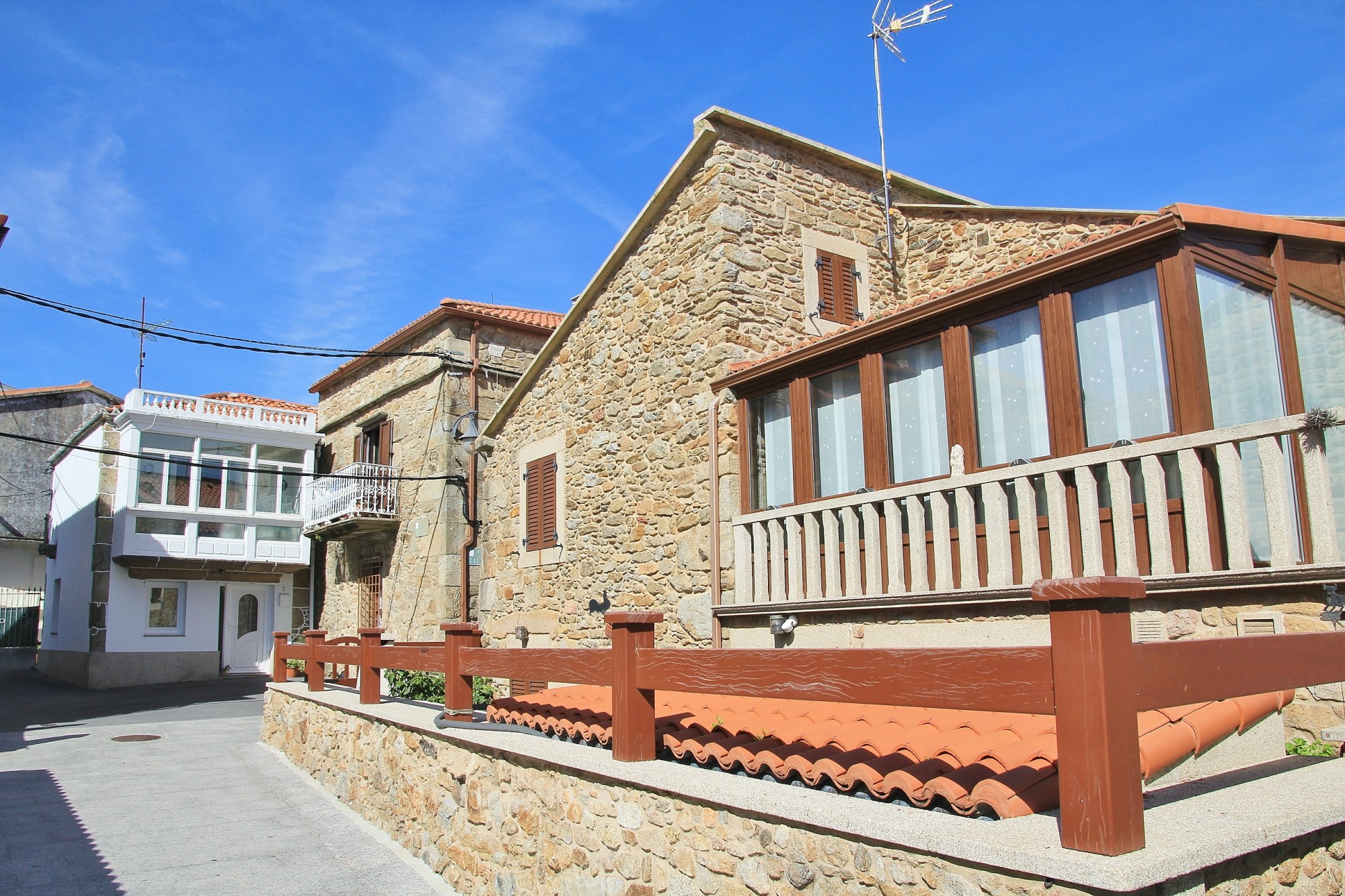 Foto: Vista del pueblo - Camariñas (A Coruña), España