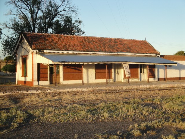 Foto: estación Chimpay, FC Roca - Chimpay (Río Negro), Argentina