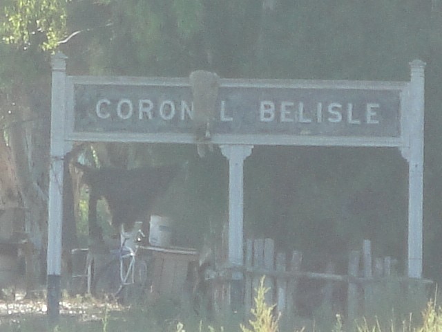 Foto: estación Coronel Belisle, FC Roca - Coronel Belisle (Río Negro), Argentina