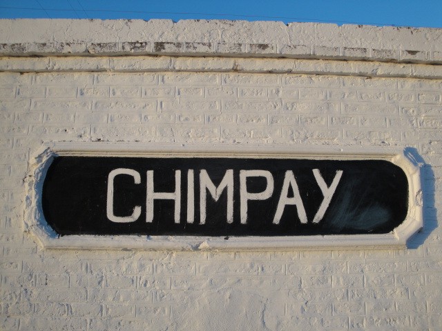 Foto: estación Chimpay, FC Roca - Chimpay (Río Negro), Argentina
