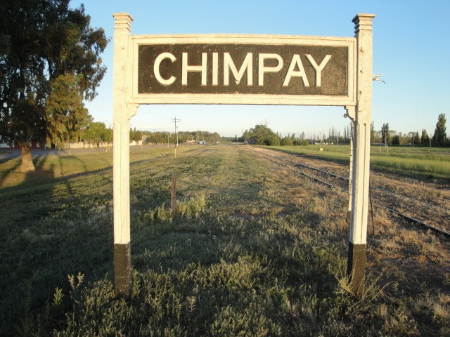 Foto: estación Chimpay, FC Roca - Chimpay (Río Negro), Argentina