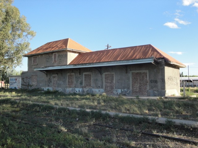 Foto: estación General Enrique Godoy, FC Roca - General Enrique Godoy (Río Negro), Argentina