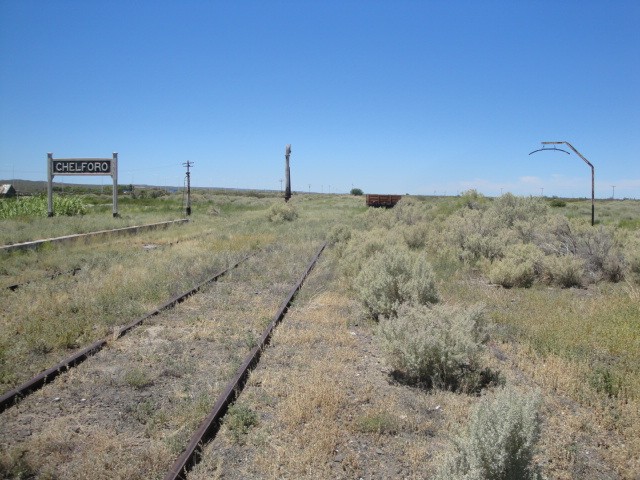 Foto: estación Chelforó, FC Roca - Chelforó (Río Negro), Argentina