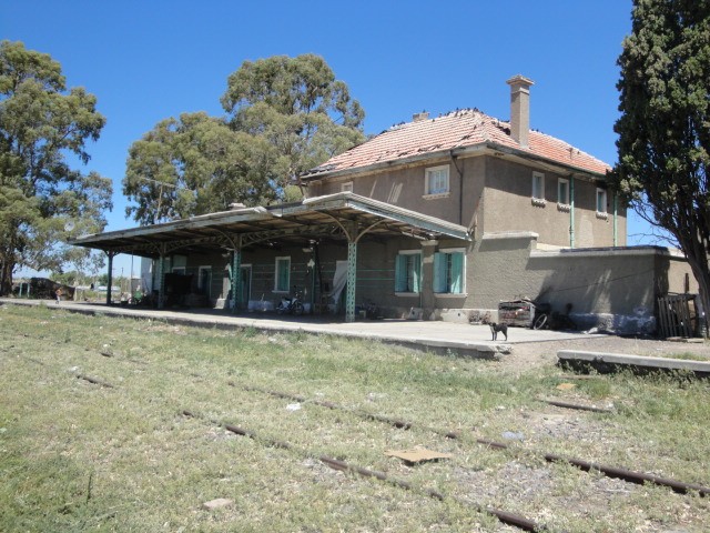 Foto: estación Mainqué, FC Roca - Mainqué (Río Negro), Argentina