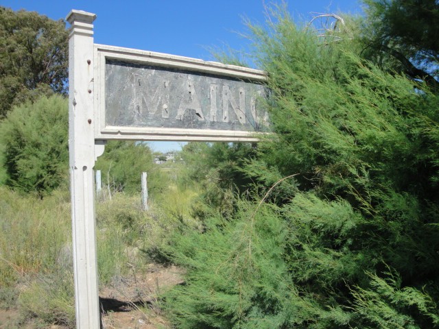 Foto: estación Mainqué, FC Roca - Mainqué (Río Negro), Argentina