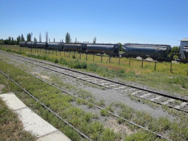 Foto: estación Mainqué, FC Roca - Mainqué (Río Negro), Argentina