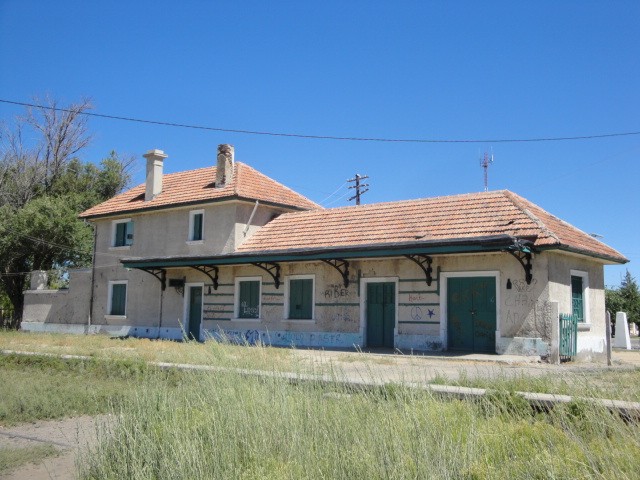 Foto: estación Cervantes, FC Roca - Cervantes (Río Negro), Argentina