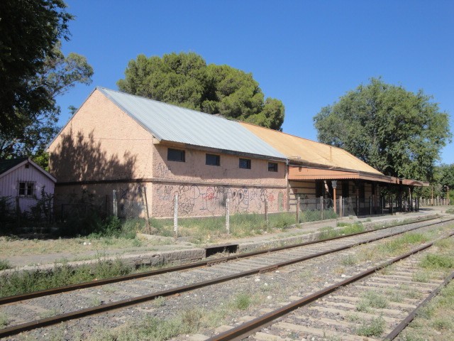 Foto estación Allen, FC Roca Allen (Río Negro), Argentina