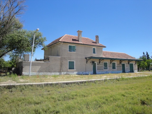 Foto: estación Cervantes, FC Roca - Cervantes (Río Negro), Argentina