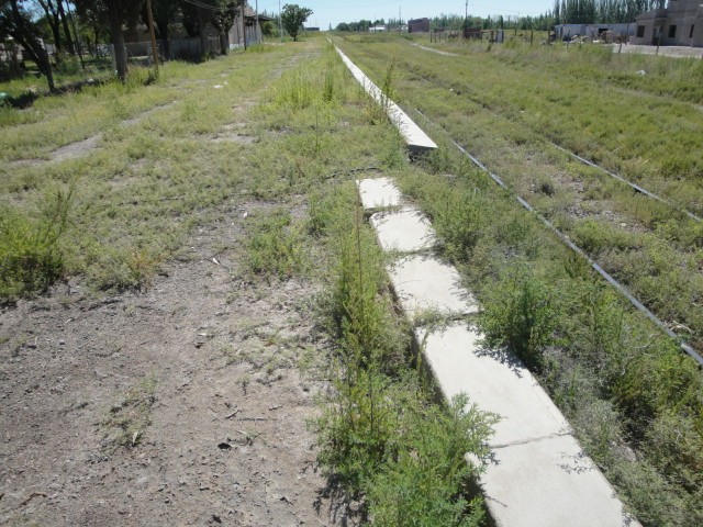 Foto: estación Cervantes, FC Roca - Cervantes (Río Negro), Argentina