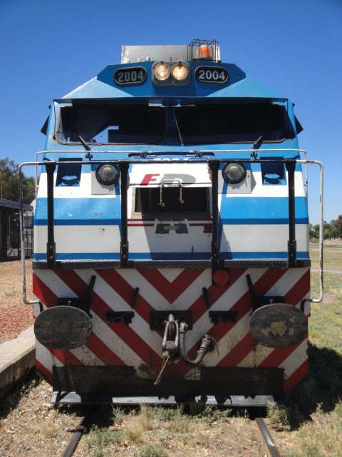 Foto: estación Ingeniero Luis A. Huergo, FC Roca - Ingeniero Luis A. Huergo (Río Negro), Argentina