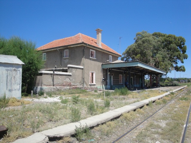 Foto: estación Coronel Juan J. Gómez, FC Roca - Coronel Juan José Gómez (Río Negro), Argentina