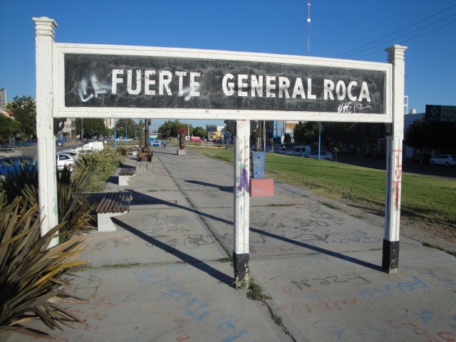 Foto: estación Fuerte General Roca, FC Roca - General Roca (Río Negro), Argentina