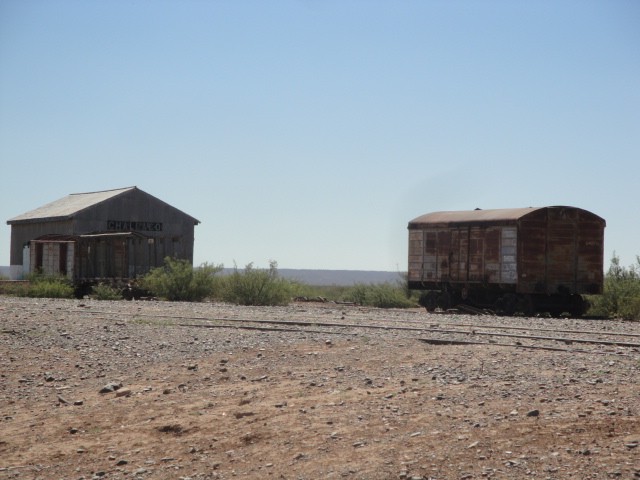 Foto: estación Challacó, FC Roca - Challacó (Neuquén), Argentina