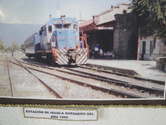 Foto: cuadro en estación Iguala, hecha museo - Iguala (Guerrero), México