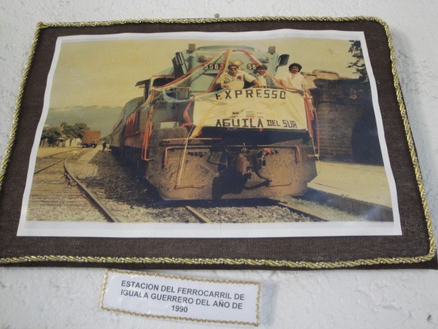 Foto: cuadro en estación Iguala, hecha museo - Iguala (Guerrero), México