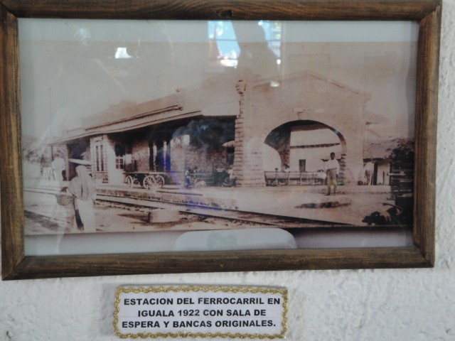Foto: cuadro en estación Iguala, hecha museo - Iguala (Guerrero), México