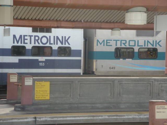 Foto: tren de Metrolink en Union Station - Los Ángeles (California), Estados Unidos
