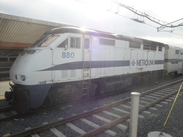 Foto: tren de Metrolink en Union Station - Los Ángeles (California), Estados Unidos