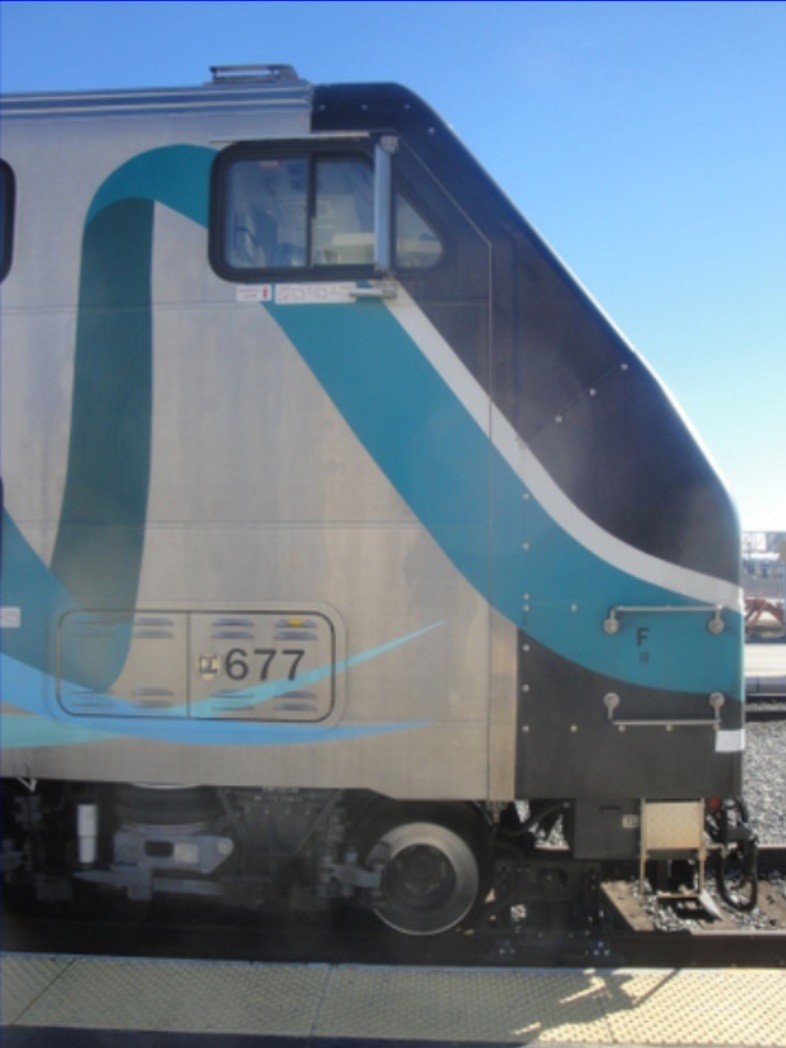 Foto: locomotora de Metrolink en Union Station - Los Ángeles (California), Estados Unidos