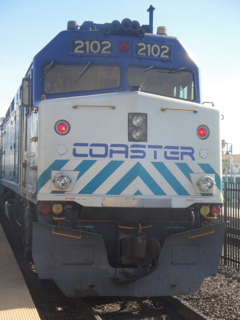 Foto: tren Coaster en estación Oceanside - Oceanside (California), Estados Unidos