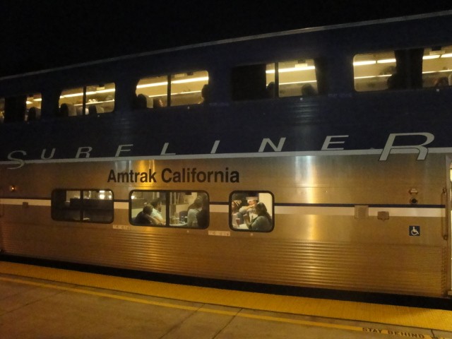 Foto: tren de Amtrak California en estación San Juan Capistrano - San Juan Capistrano (California), Estados Unidos