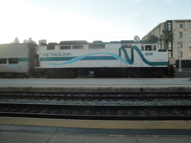 Foto: tren de Metrolink en Union Station - Los Ángeles (California), Estados Unidos