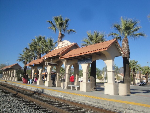 Foto: estación Sylmar/San Fernando - Los Ángeles (California), Estados Unidos