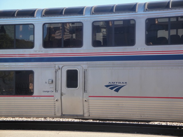 Foto: tren de Amtrak en estación Tucson, coche panorámico - Tucson (Arizona), Estados Unidos