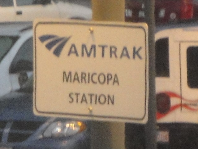 Foto: cartel de estación Maricopa - Maricopa (Arizona), Estados Unidos