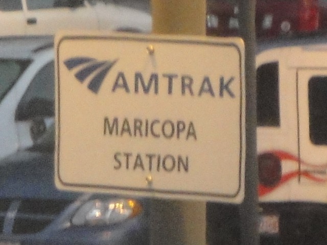 Foto: cartel de estación Maricopa - Maricopa (Arizona), Estados Unidos