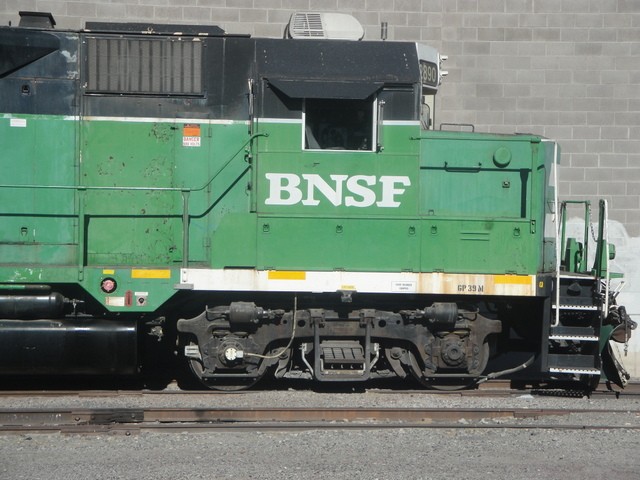 Foto: locomotora del Burlington Northern & Santa Fe, antes del Burlington Northern - El Paso (Texas), Estados Unidos