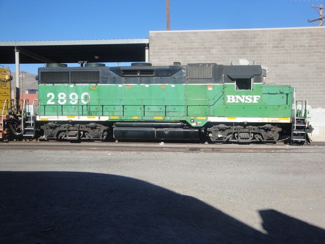 Foto: locomotora del Burlington Northern & Santa Fe, antes del Burlington Northern - El Paso (Texas), Estados Unidos