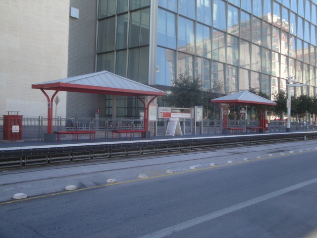 Foto: metrotranvía de Austin, estación Downtown - Austin (Texas), Estados Unidos