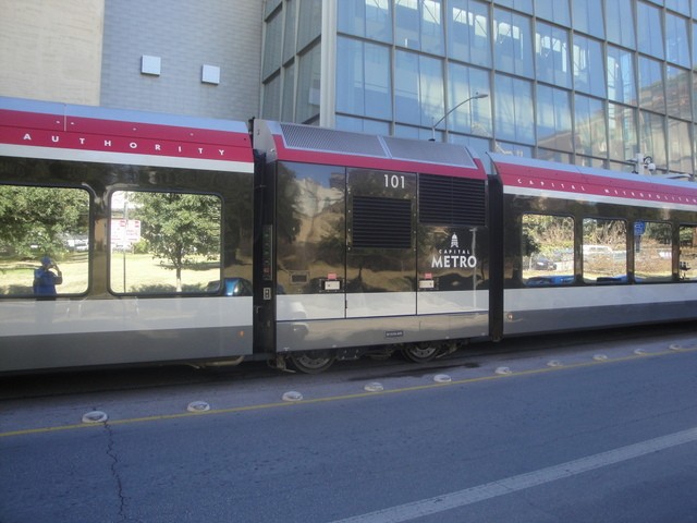 Foto: metrotranvía de Austin, estación Downtown - Austin (Texas), Estados Unidos
