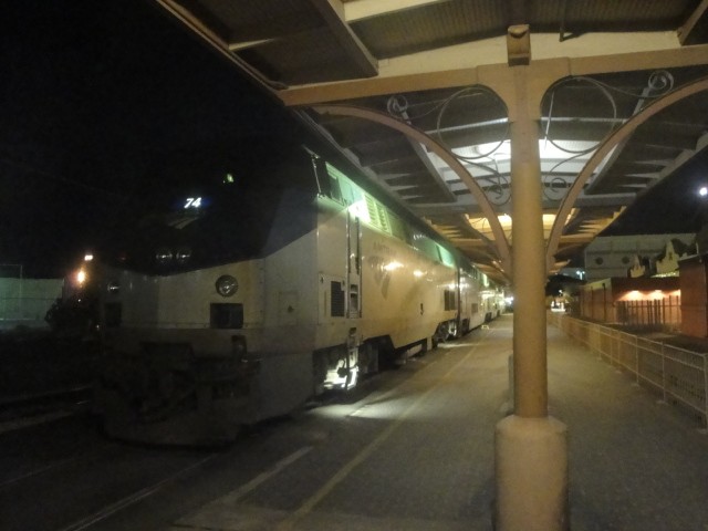 Foto: tren Texas Eagle en estación San Antonio - San Antonio (Texas), Estados Unidos