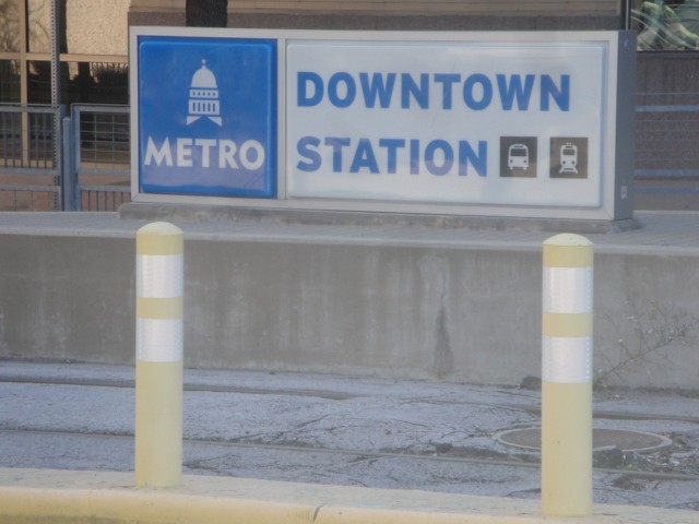 Foto: metrotranvía de Austin, estación Downtown - Austin (Texas), Estados Unidos