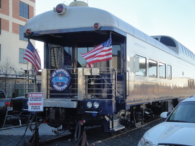 Foto: tren de campaña en estación Houston - Houston (Texas), Estados Unidos