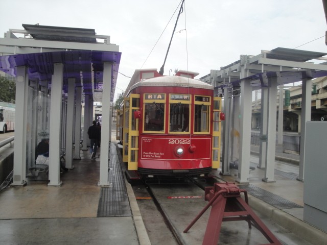 Foto: terminal de tranvías junto a la estación ferroviaria - Nueva Orleans (Louisiana), Estados Unidos