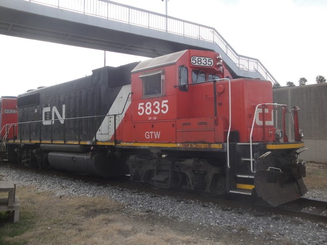 Foto: locomotora de Canadian National - Baton Rouge (Louisiana), Estados Unidos