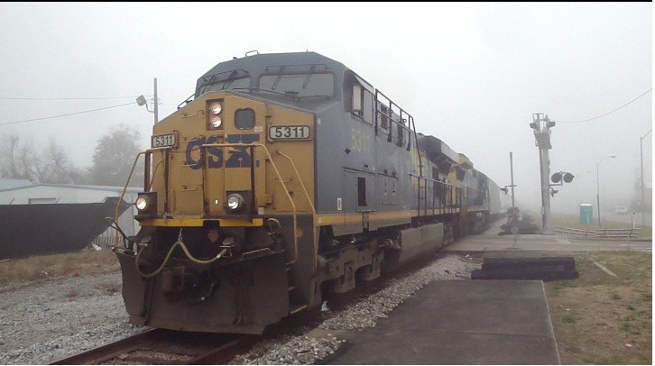 Foto: tren de CSX Transportation - Biloxi (Mississippi), Estados Unidos