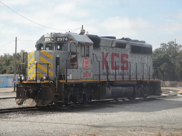 Foto: locomotora del Kansas City Southern - Gulfport (Mississippi), Estados Unidos