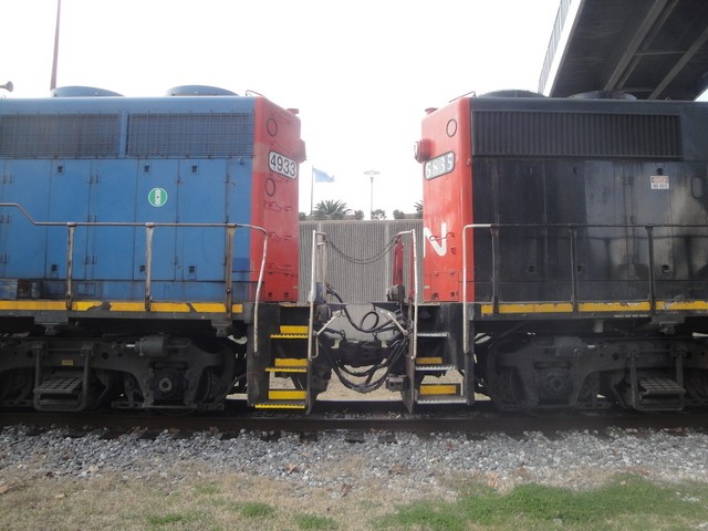 Foto: locomotoras Grand Trunk + Canadian National - Baton Rouge (Louisiana), Estados Unidos