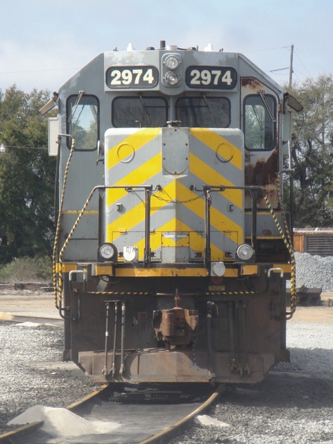 Foto: locomotora del Kansas City Southern - Gulfport (Mississippi), Estados Unidos