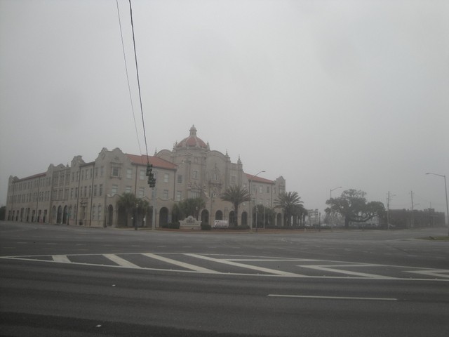 Foto: ex estación del GM&O y al fondo la del Southern Railway - Mobile (Alabama), Estados Unidos