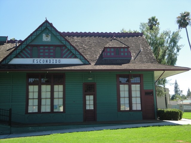 Foto: ex estación del FC Atchison, Topeka & Santa Fe - Escondido (California), Estados Unidos