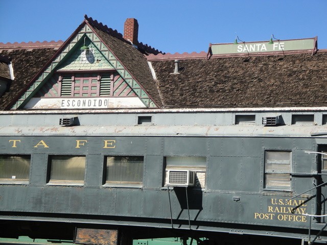 Foto: ex estación del FC Atchison, Topeka & Santa Fe - Escondido (California), Estados Unidos